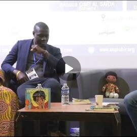 Al Saïda Osei at African Literary Fair in Nantes 2024